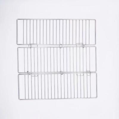 China Factory Direct Hot Selling Rectangular BBQ Grill Rack Stainless Steel High End BBQ Grill Adjustable Grate for sale