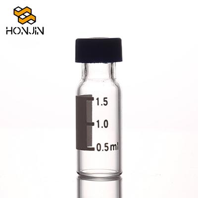 China 1ml Mini Medicine Clear Crimp Neck Bottle Mini Capsule Glass Vial for sale