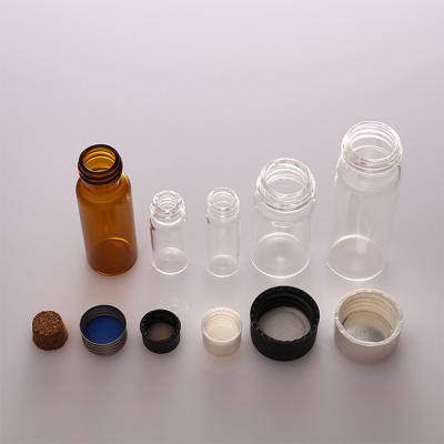 China 1ml 5ml 10ml 15ml 30ml Pharmaceutical Screw Vials Tubular Glass Vial Bottle for sale