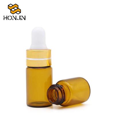 China 40ml Cosmetic Cosmetic Dropper Amber Glass Tincture Eyedropper Bottles for sale