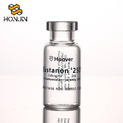 China ISO 8R 11.5ml Medicine Clear Small Vials Glass Bottles With Cork for sale