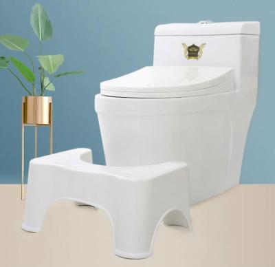 China Single Storage Toilet Stool Thickened Non-slip Plastic Bathroom Toilet Stool for sale