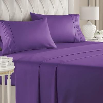 China Folded Solid Thailand Bedding Sheets Set For Double Bed for sale