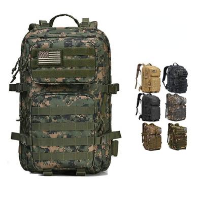 China Custom Small 900D Oxford Anti-theft Hydration Backpack 3Days Increasing Hunting Camping Sling Camel Molle Army Military Tactical Backpack 45L for sale