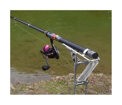 China 2 Style Foldable 360 ​​Degree Stainless Steel Adjustable Automatic Spring Fishing Rod Bracket Suitable For Outdoor for sale