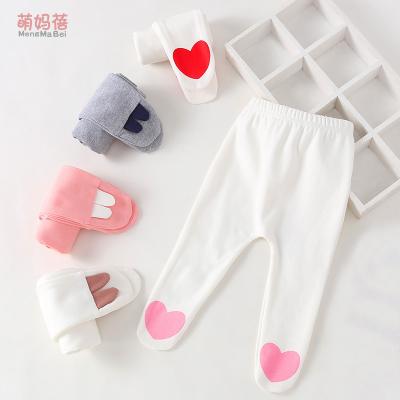 China Hongwin Breathable Newborn Baby Pants Wholesale Organic Cotton Baby Gaiters Pants for sale