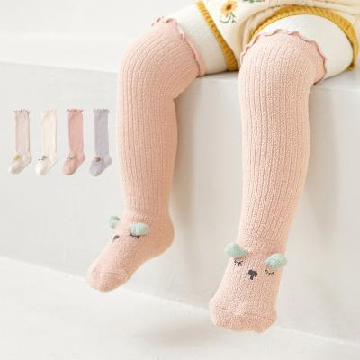 China Hongwin Terry Unisex Knitted Organic Cotton Winter Baby Boy and Girls Sports Wholesale French Socks for sale