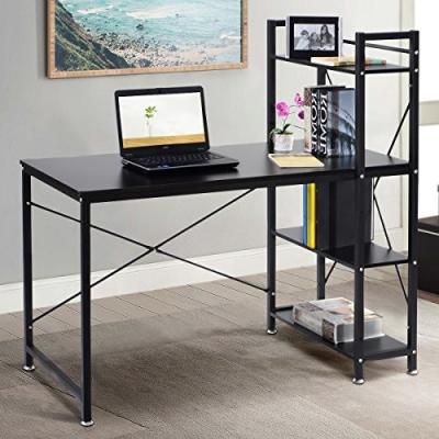 China Hot Selling Modern Design Foldable Panel Furniture Melamine Computer Desk for sale