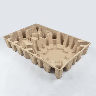 China Eco Friendly Household Paper Pulp Tray Custom Paper Pulp Mold Insert Tray for sale