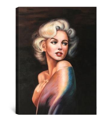 China Beautiful Hand Painted Impressionist Marilyn Monroe Canvas Woman Figure Paintings For Sale for sale