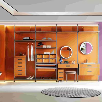 China Functional Modern Modern Idea Custom Design Wardrobe And Bathroom Vanity Set for sale