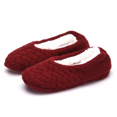 China Fleece Anti-slippery Warm Cashmere Fur Warm Cashmere Fur Winter Slipper Indoor Home Sock for sale