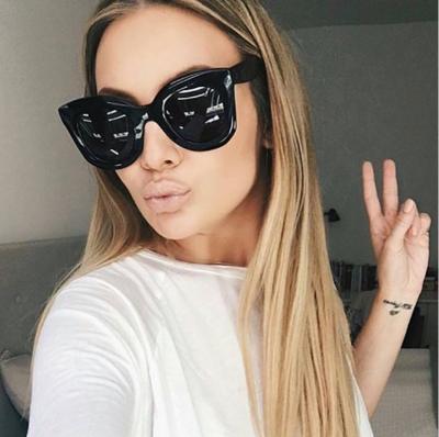 China Eyewear Trade Factory Hot Sale Popular Vintage Plastic Round Shade Sunglasses Women 2021 for sale