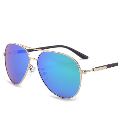 China New Arrived Men Driving Durable Metal Sun Glass Mirror Polarized Driver Sunglasses for sale