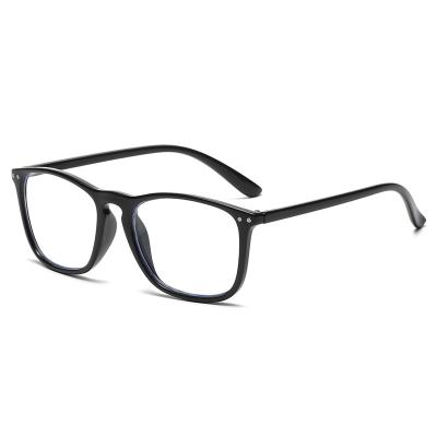 China Fashionable classic cheap plastic glass square becket glass frames blue lightweight men for sale