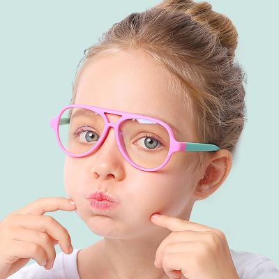 China New Fashionable Private Label Boys Girls Oversized Eyeglasses Frames Kids Optical Frames for sale