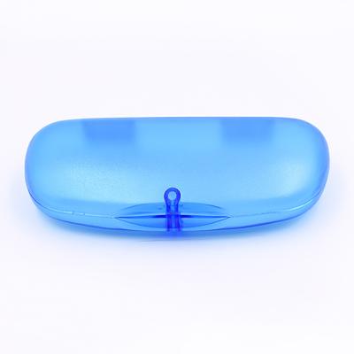 China Eco-friendly Translucent Colorful Plastic Case Myopia Reading Glass Eye Plastic Glass Box Clear Storage for sale