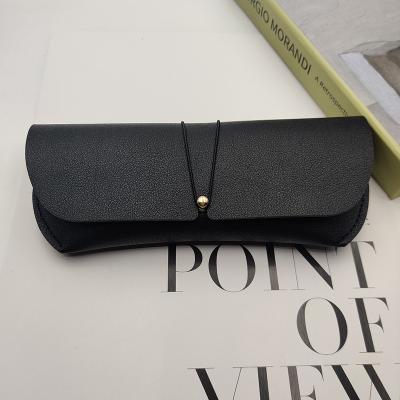 China Durable Fashion Portable Glasses Bag Protective Eyewear Sleeve Private Label PVC Sunglasses Case for sale