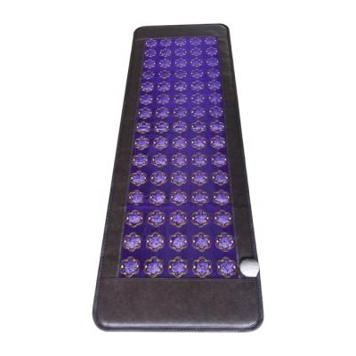 China Far Infrared And Negative Ion Electric Heating Massage Healing Negative Ion Amethyst Crystal Heating Mat for sale