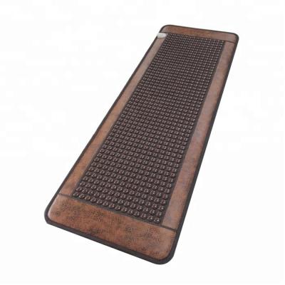 China Far Infrared /Negative Ion Infrared Ray Tourmaline Mat Acupoint Massager Heating Pad Pemf Jade Mattress for sale