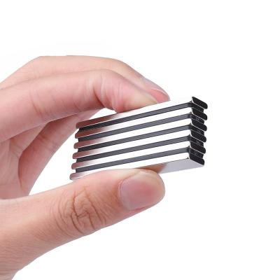 China Industrial Magnet Strong Neodymium bar Magnets with Double-Sided Adhesive, Rare Earth Neodymium Magnet for sale