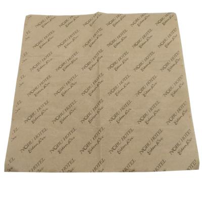 China Custom Brown Paper Wrap Food Wrapping Paper Food Grade Kraft Paper Eco-friendly Greaseproof Paper for sale