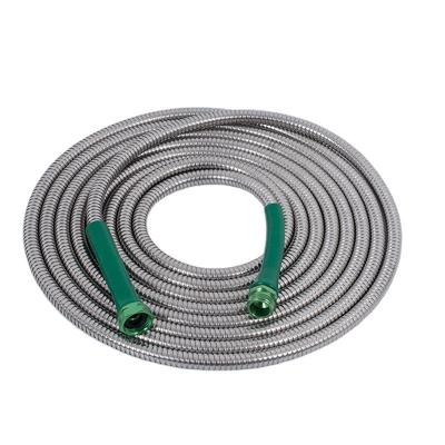 China 2019 Newest Anti Abrasion Water Hose Metal Garden Hose 304 Stainless Steel 5/8