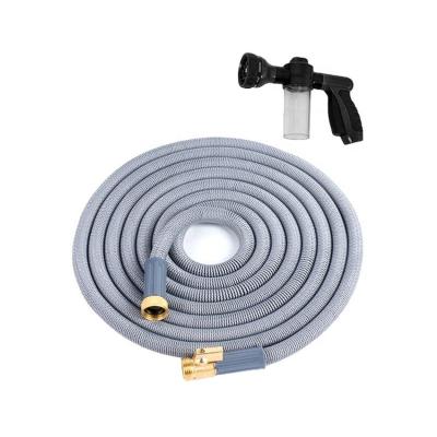 China Eco-friendly Retractable Flexible Super Expandable Garden Hose Fitting& Brass Hose Guard ABS-Made, Zinc Alloy for sale