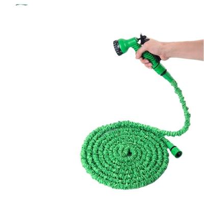 China TIANTI Adjustable Latex Tube Double Polyester Fiber Expandable Garden Hose Setwith 100ft Screwed Aluminum Connector for sale