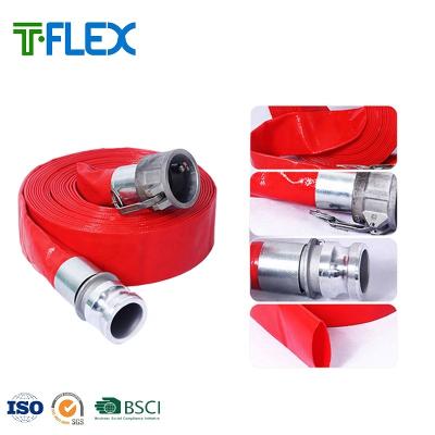 China pipe etc. Agriculture Irrigation Soft Water Pump Irrigation PVC Layflat As Bar 02 Customized Red Blue Green 2mm TLL-02050 0.26kg/m for sale