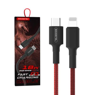 China SOMOSTEL Mobile Phone Palladium Fast Charging Data Cable for Macbook for Samsung S9,Fast Fast Charger Tie Type-C Palladium Cable for sale