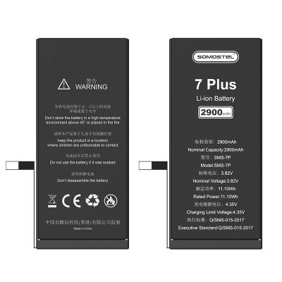 China Genuine 2900mah cell phone lithium battery for apple iphone 7P 7 plus battery, OEM cell phone accessories for sale