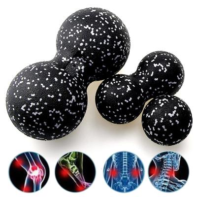 China Portable Body Building Fitness Exercise New Product Ideas Fitness Accessories Foot Body Massager Exercise Peanut Yoga Ball for sale