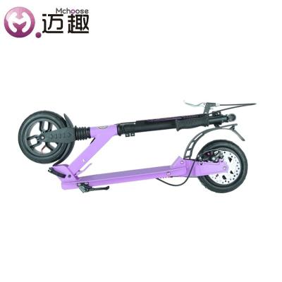 China 2 Wheel 200mm High Quality PU Folding Big Wheel Aluminum Kick Scooter Adult Scooter for sale