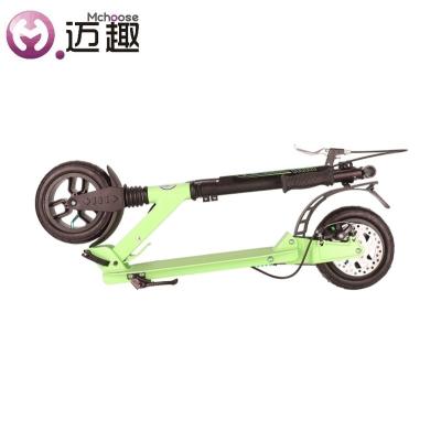 China Hot Selling Folding Non-electric Scooters For Adults 2 Wheel Colorful Lightweight Scooter Elektro Flashing Portable Scooter for sale