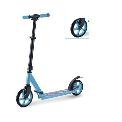 China 2021 New Model Custom China Factory Direct Selling Child Adult 2 Wheel Folding Teens Powered Kick Scooter for sale