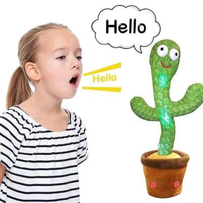 China Hot Selling Gifts Amazon Stuffed Plush Imitating Cactus Toy For English Babies for sale