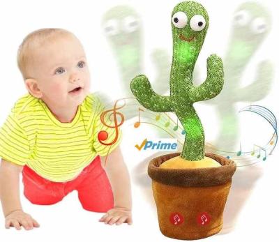 China Gifts Factory Hot Selling Soft And Cactus Fluffy Imitation Toy For Babies Singing Dancing Talking for sale