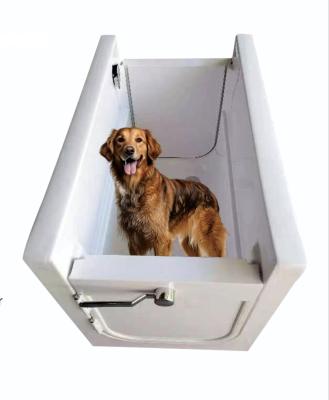 China Portable Large Pet SPA Tub Collar Restraint Dog Spa Tub Adjustable Straps Non Slip Bottom for sale