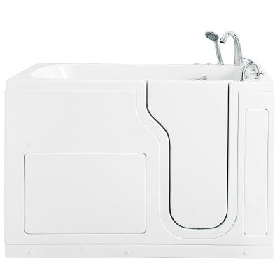 China Digital Control Type White Walking Tub Walk In Tub With Shower Rectangular for sale