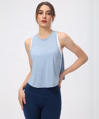 China Breathable Quick Dry Premium Quality Fitness And Yoga Wear Sports Workout Vest Female for sale