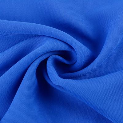 China Shaoxing factory 100% woven fabric 100D polyester chiffon anti pill good quality directly for dress for sale