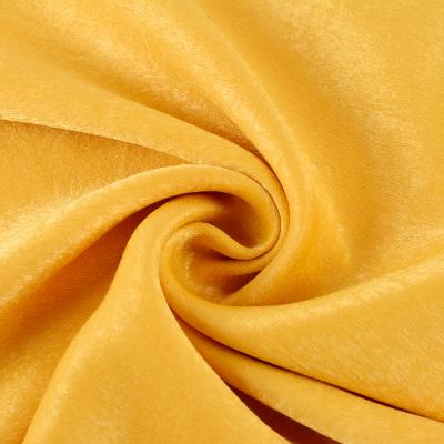 China Double Faced Hot Selling Custom Polyester Satin Velvet Textile Fibers Dyeing Woven Fabrics for sale