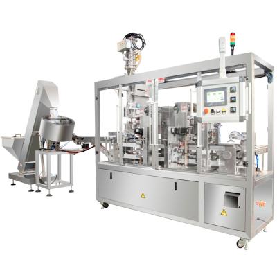 China 2020 New Design Food Low Price Instant Coffee Powder Milk Powder Capsules Tea Cup Filling Machine Powder Sealing Machine for sale