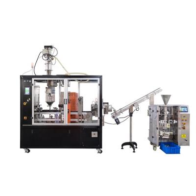 China Food Dolce Enthusiasm Capsule Dspenser / Coffee Capsule Filling Sealing Machine for sale