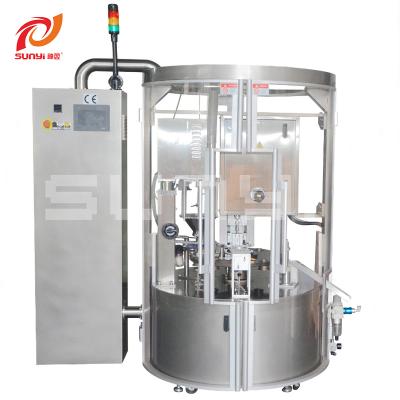 China Food SunYi factory direct hot selling high precision high speed k-cup coffee capsule automatic rotary filling and sealing machine for sale