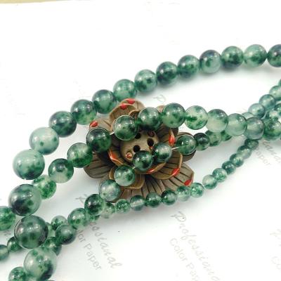 China High Quality Crystal Through Chalcedony Beads Scattered Bead Jewelry Materials DIY Handwork Jewelry Stone Beads Bor Bracelet Making for sale