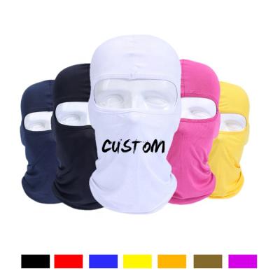 China breathable & Wholesale high qualtity custom logo face mask waterproof knit cover Ski Mask full face 1 hole balaclava cap hat for sale