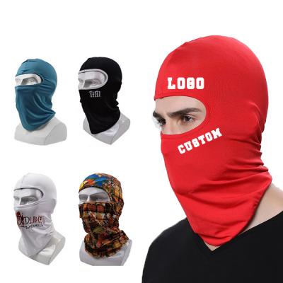 China breathable & Fashion Cheap Waterproof Custom Logo Colorful Full Face Ski Mask Balaclava Multifunctional Windproof Hat for sale