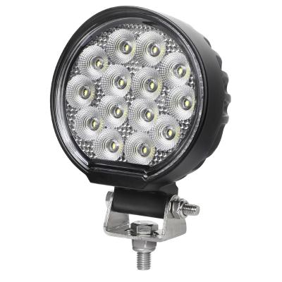 China Jeep 42W High Power Round Head Drive Car LED Spotlight Led Spot Work Light For Offroad ATV UTV Jeep Boats for sale